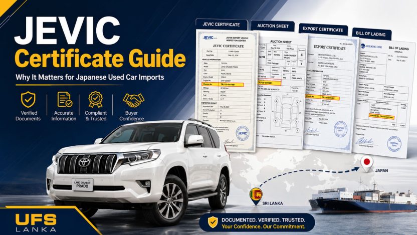 JEVIC Certificate for Used Car Imports: The Comprehensive UFS Auto ...