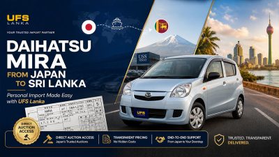 Personal Import Daihatsu Mira from Japan to Sri Lanka