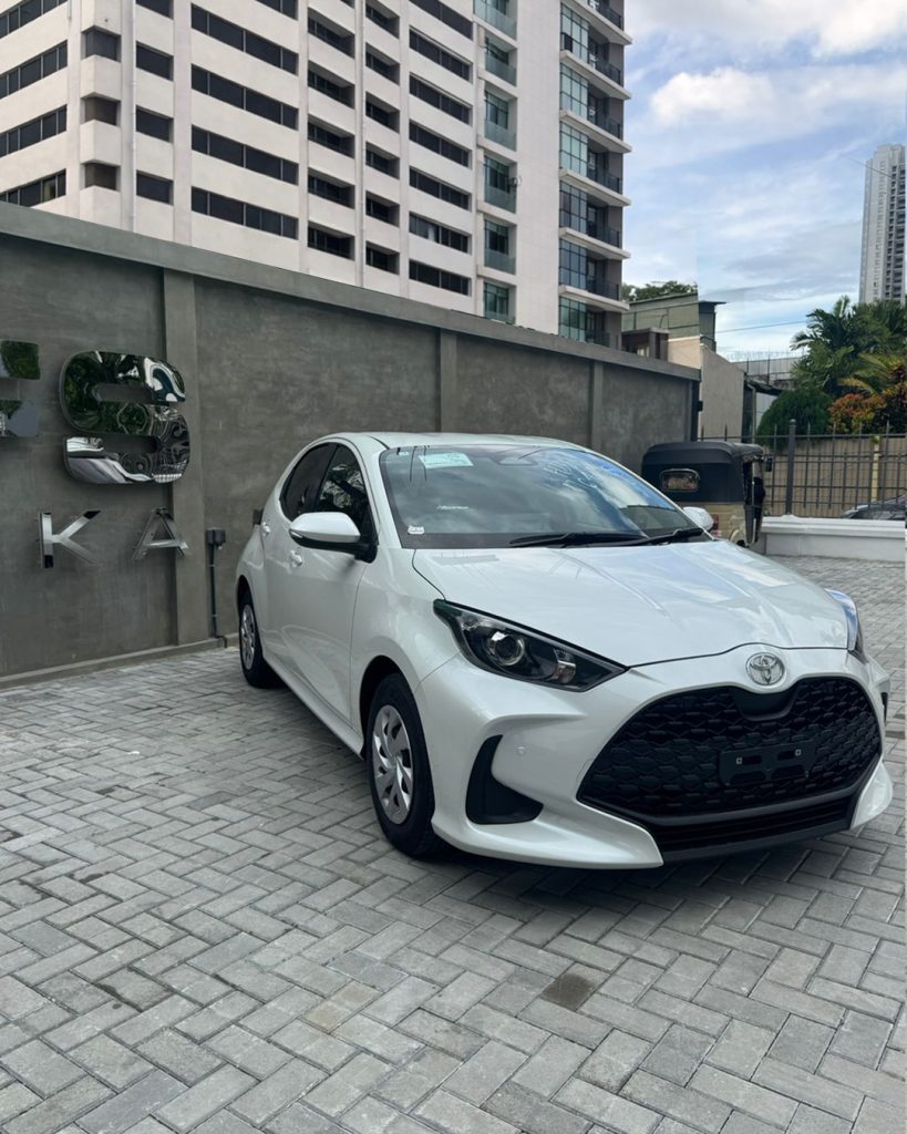 Toyota Yaris Hatchback in showroom